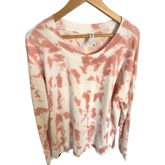 Glyder Women's Tie Dye Sweatshirt Size Large Stretchy Thumb Holes NWOT - Picture 6 of 7